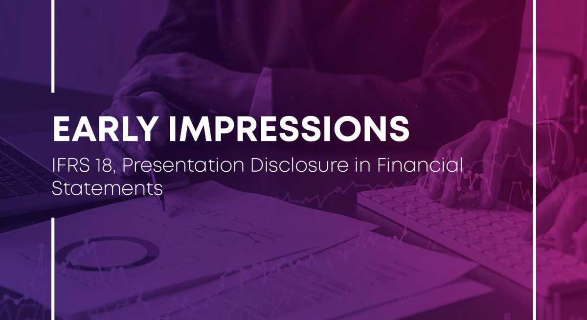 IFRS 18 Presentation Disclosure